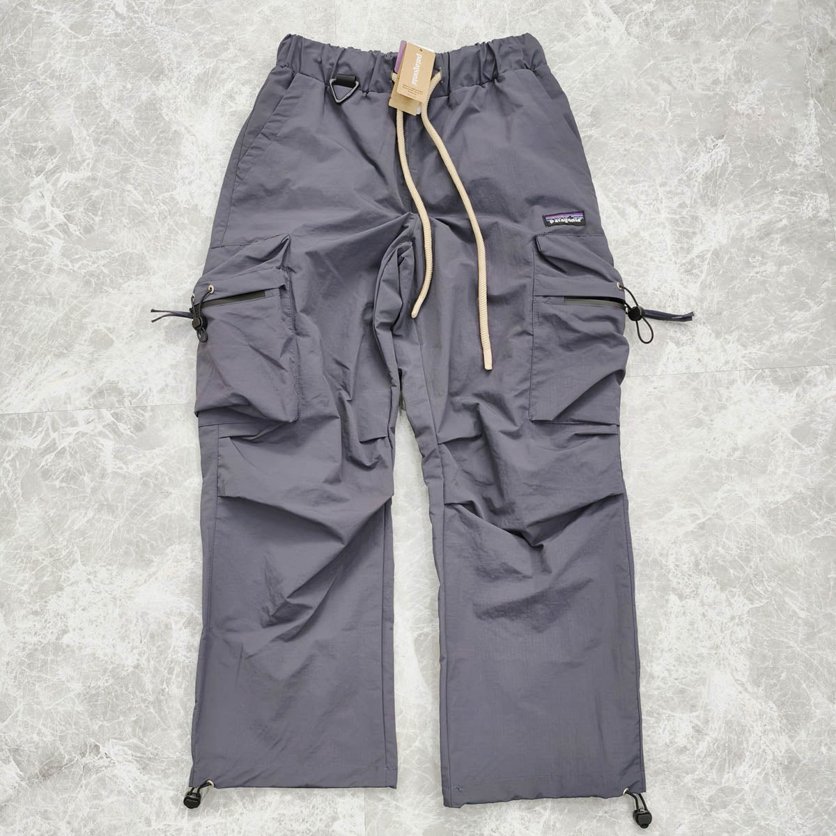 outdoor outdoor assault pants waterproof breathable wear-resistant drawstring pleated paratrooper pants woven plaid fabric