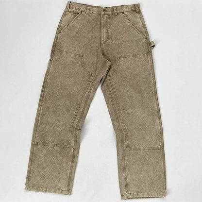 Vintage washed and distressed Carhartt work jeans