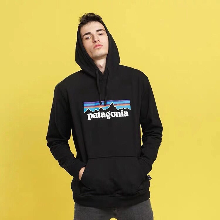 BEAMS x outdoor P-6 Mountain Print Plush Thickened Hoodies