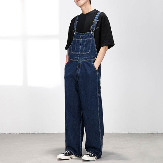 Men Blue Denim Overalls for Men Workwear