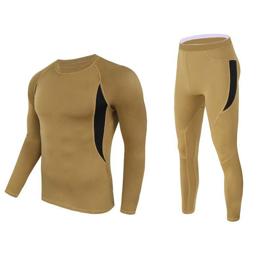 Tactical Fleece Warm Underwear Set Quick Dry Cycling Outdoor Winter Wear