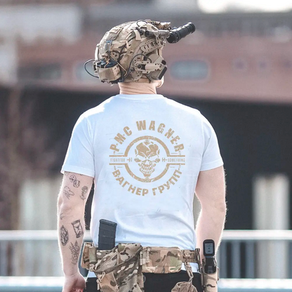 T-shirts tactiques à manches courtes, coton imprimé par l'armée