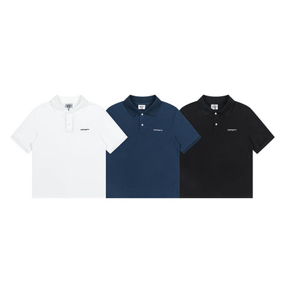 Classic Workwear Carhartt T Shirt Heavyweight Cotton Breathable Unisex Street Fashion Short Sleeve Tee