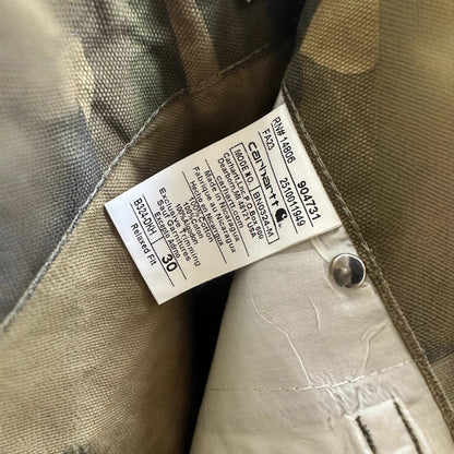 Carhartt Camo Carpenter Jeans High Quality Workwear Denim Pants for Men Casual and Durable