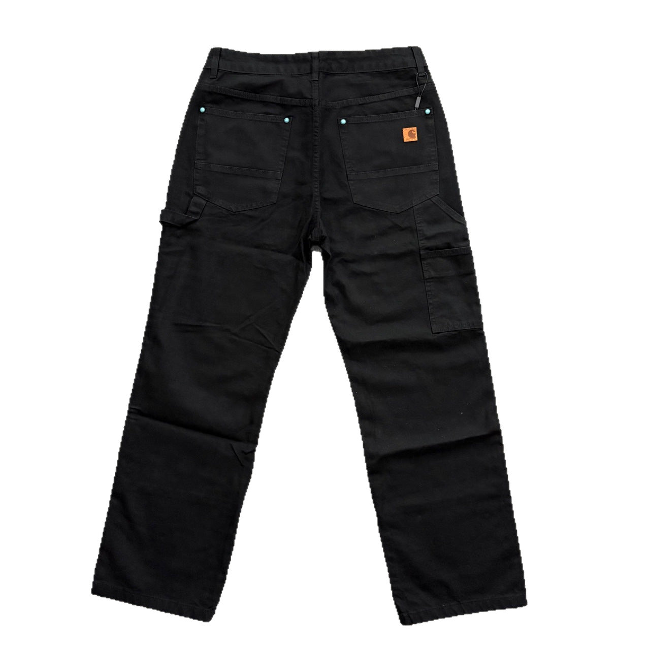 Carhartt B136 Vintage Washed Double Knee Logger Work Pants Straight Leg American Streetwear Retro Workwear