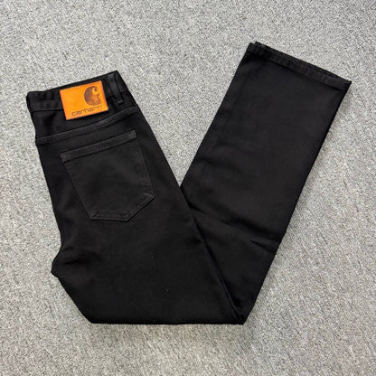 Trendy Carhartt Japanese Style Washed Straight Leg Jeans Spring Summer Casual White Denim Pants Simple and Fashionable