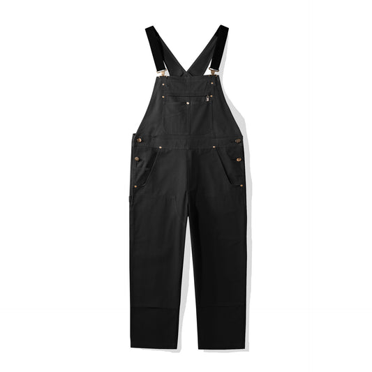 Carhartt Heavyweight Canvas Bib Overalls for Men Loose Fit Workwear Dungarees