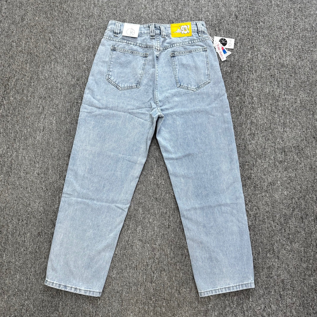 Polar Skate Co 93 Denim Jeans Straight Fit Skateboarding Casual Pants for Men High Quality Version