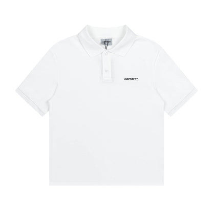 Classic Workwear Carhartt T Shirt Heavyweight Cotton Breathable Unisex Street Fashion Short Sleeve Tee