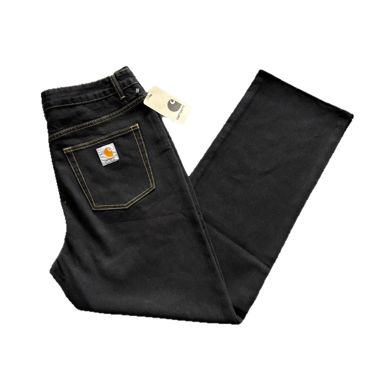 Carhartt Heavyweight Vintage Distressed Jeans Ins Trendy Loose Straight Leg Pants for Men and Women