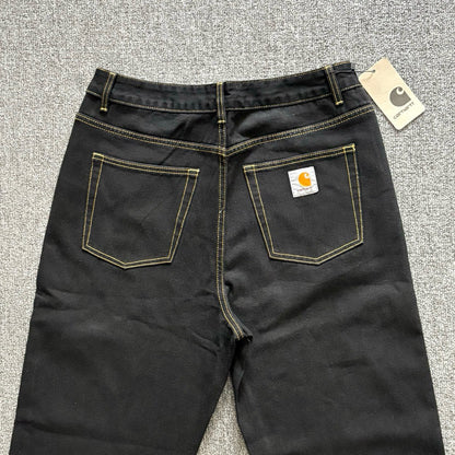 Carhartt Heavyweight Vintage Distressed Jeans Ins Trendy Loose Straight Leg Pants for Men and Women