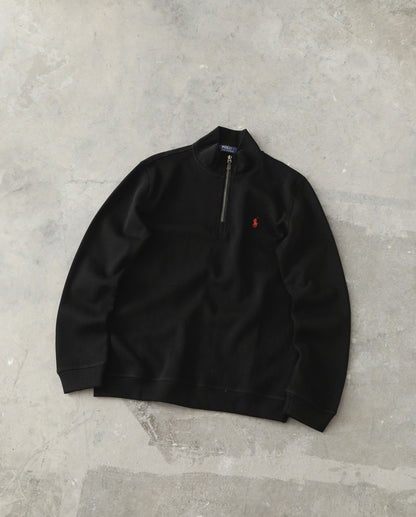 Ralph Lauren Polo Pony Emblem 8 Colors Vintage Half Zip Sweater Unisex High Quality RL Knit Top