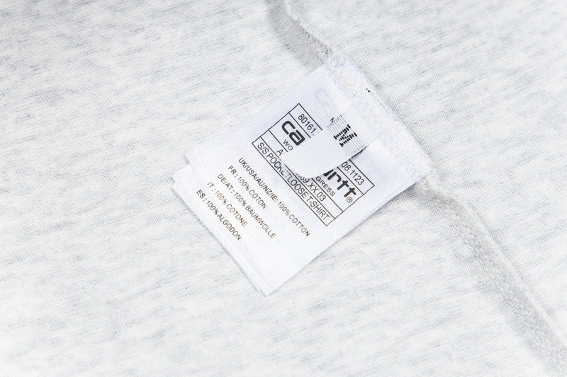 Carhartt Classic Workwear T-Shirt Unisex Heavy Cotton Short Sleeve Tee Breathable Street Fashion Top