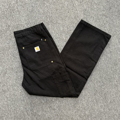 Carhartt B01 Double Knee Work Pants Multi Pocket Canvas Carpenter Pants for Men Women