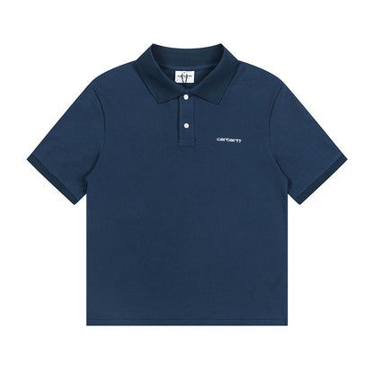 Classic Workwear Carhartt T Shirt Heavyweight Cotton Breathable Unisex Street Fashion Short Sleeve Tee