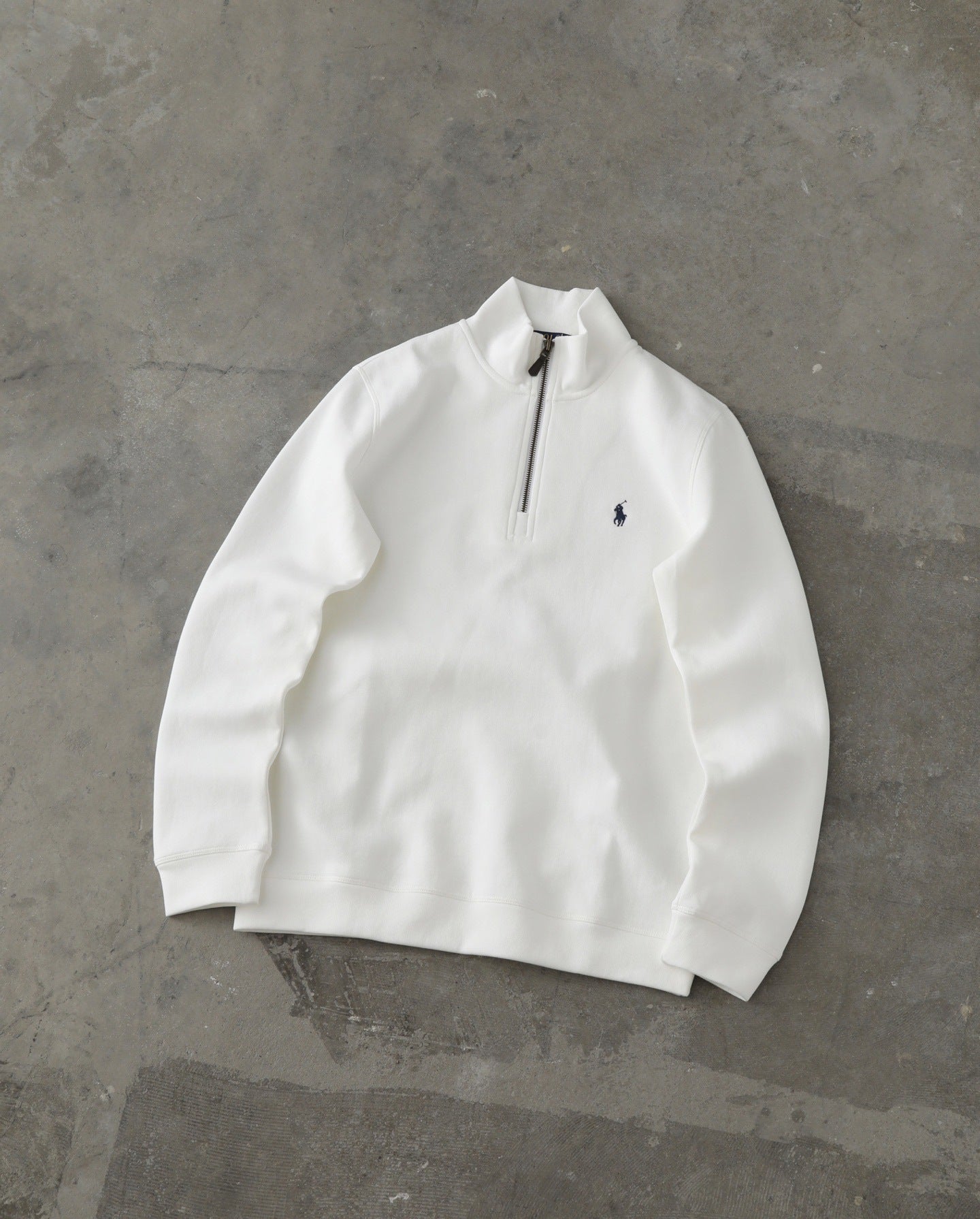 Ralph Lauren Polo Pony Emblem 8 Colors Vintage Half Zip Sweater Unisex High Quality RL Knit Top