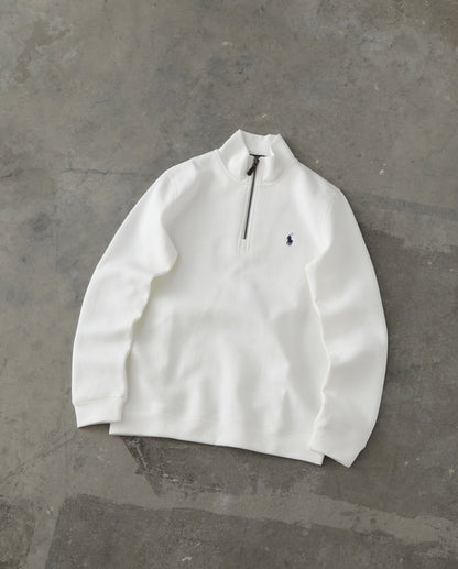 Ralph Lauren Polo Pony Emblem 8 Colors Vintage Half Zip Sweater Unisex High Quality RL Knit Top