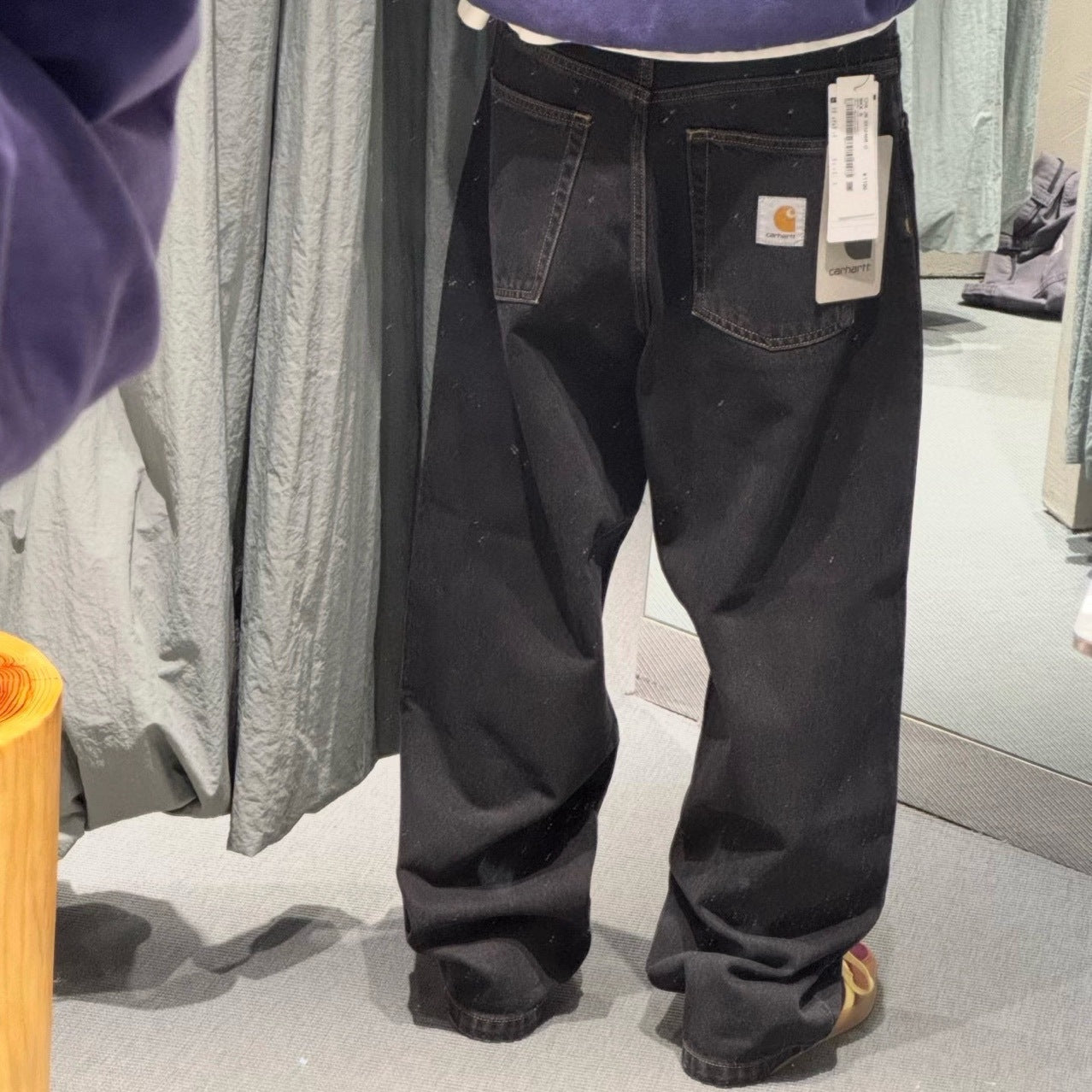 Carhartt Heavyweight Vintage Distressed Jeans Ins Trendy Loose Straight Leg Pants for Men and Women