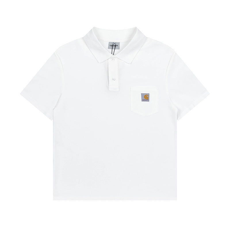 Classic Carhartt Workwear T Shirt Heavyweight Cotton Breathable Unisex Street Fashion Short Sleeve Tee