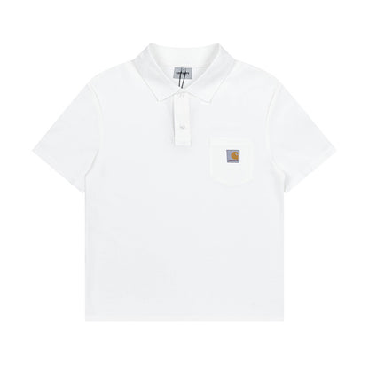 Classic Carhartt Workwear T Shirt Heavyweight Cotton Breathable Unisex Street Fashion Short Sleeve Tee