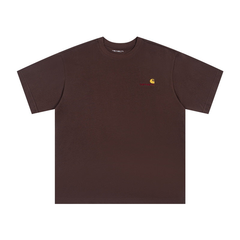 Carhartt Style Workwear T Shirt 100 Cotton Heavyweight Unisex Comfortable Streetwear Short Sleeve Top