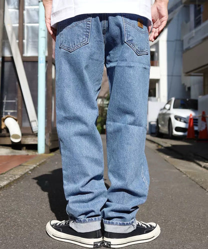Vintage Carhartt Relaxed Fit Jeans for Men American Street Style Loose Trousers High Street Fashion