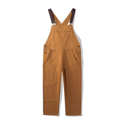 Carhartt Heavyweight Canvas Bib Overalls for Men Loose Fit Workwear Dungarees