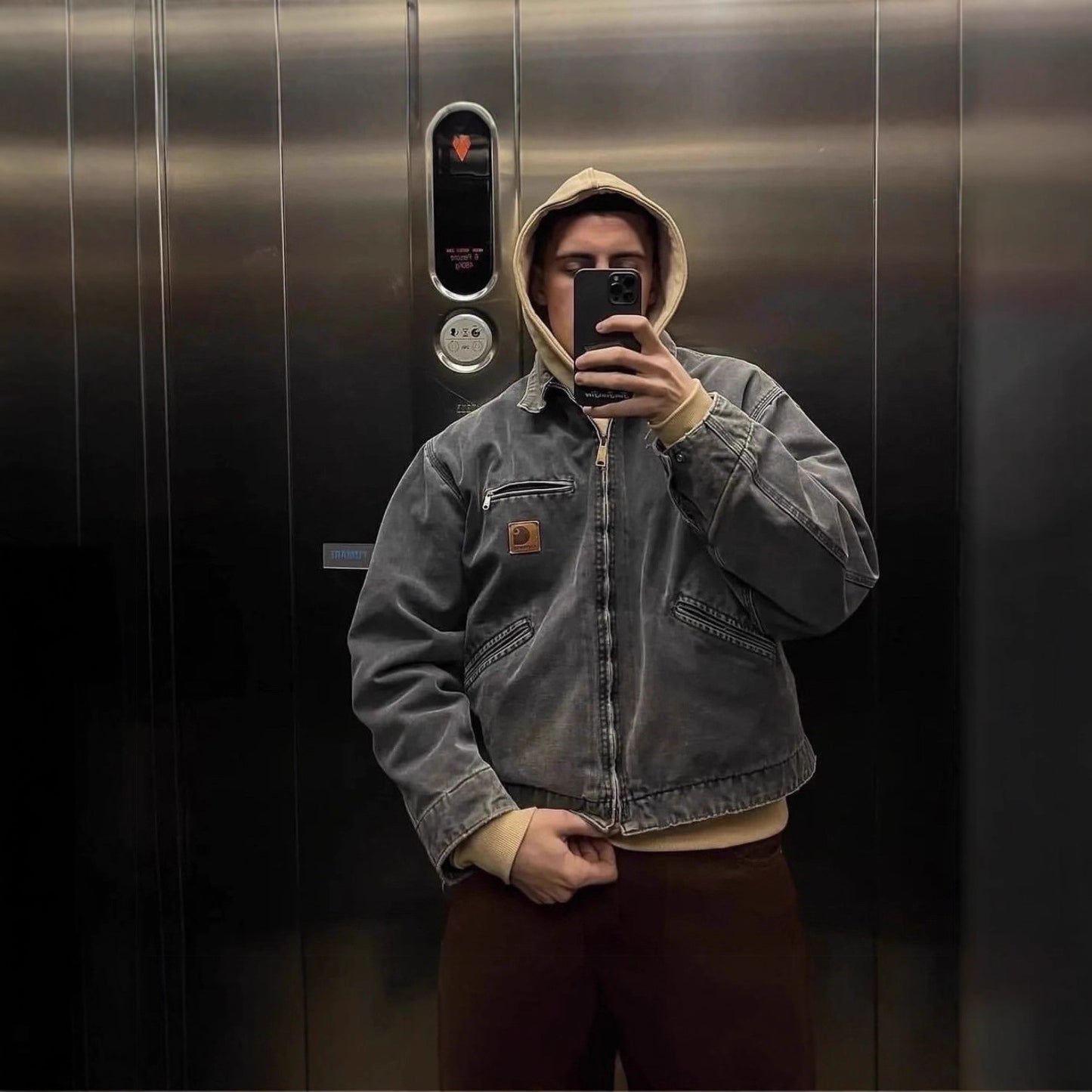 Carhartt J97 Detroit Jacket Authentic Vintage American Unisex Coat for Men and Women