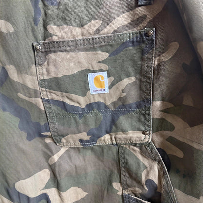 Carhartt Camo Carpenter Jeans High Quality Workwear Denim Pants for Men Casual and Durable
