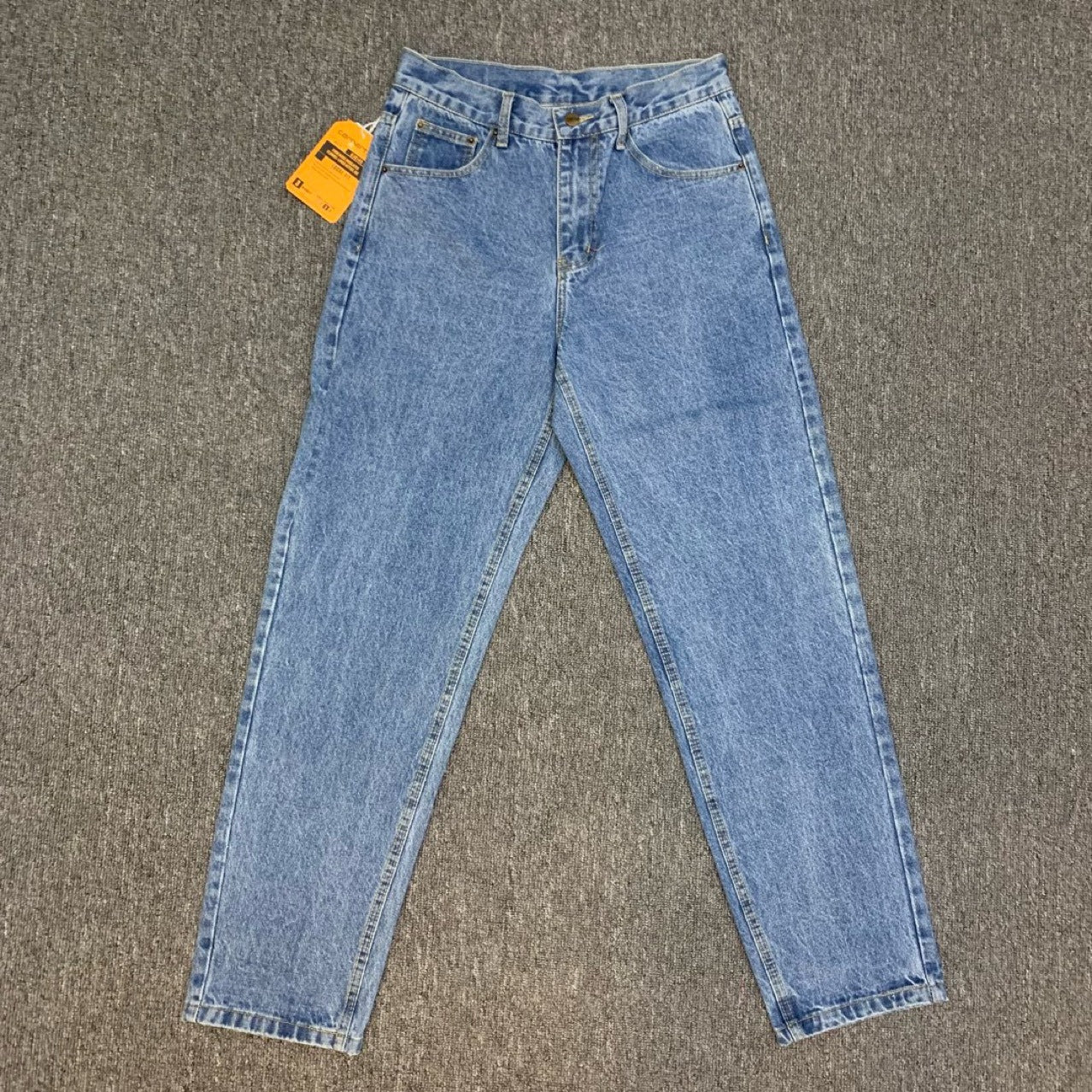 Vintage Carhartt Relaxed Fit Jeans for Men American Street Style Loose Trousers High Street Fashion