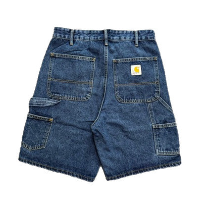 Carhartt Washed Wholesale Men's Black Workwear Denim Shorts for Cross Border Ecommerce