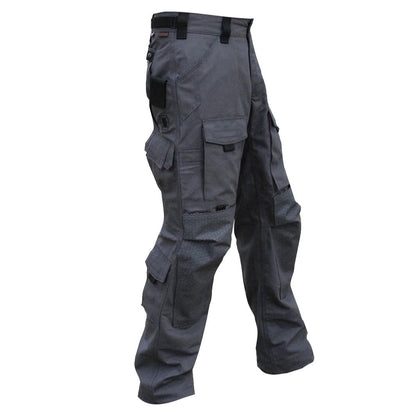 Pantalones tácticos Raider Pantalones de carga con bolsos Muti en gris
