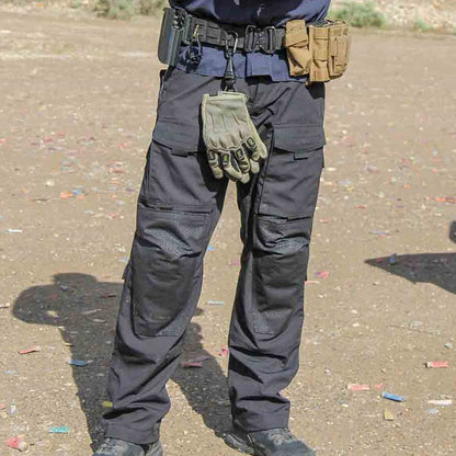 Combate de pantalones tácticos de bolsillo táctico para hombres de carga