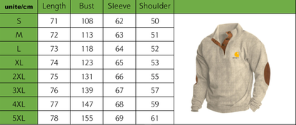 Corduroy Men Men Mollar Casual Stalp Stand Sweworkshirts
