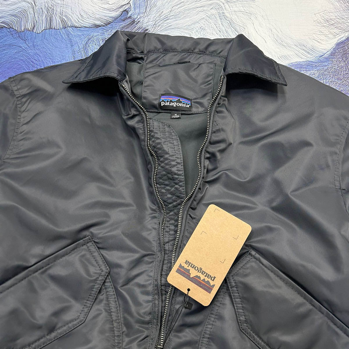 Outdoor outdoor Vintage Bomber Jacket Lapel Baseball Jacket Cargo Jacket