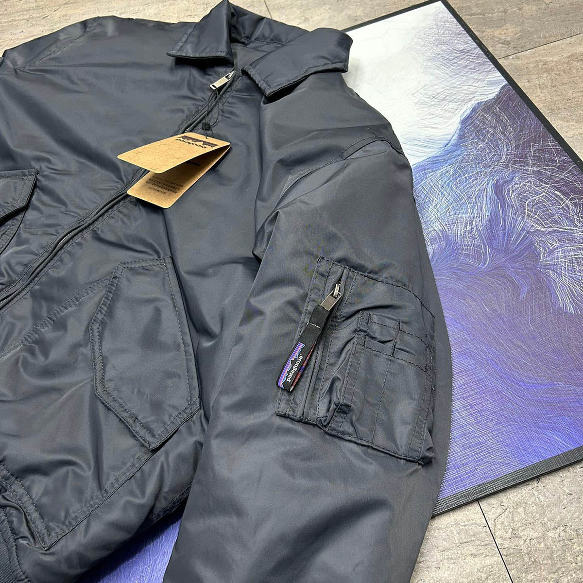 Outdoor outdoor Vintage Bomber Jacket Lapel Baseball Jacket Cargo Jacket