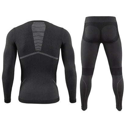 Conjunto de roupas íntimas sem costura, caminhada de inverno, pilotagem quente