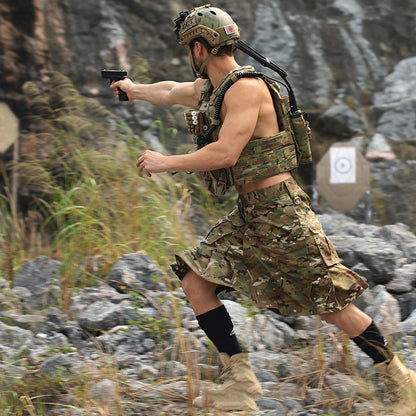 Saia tática da camuflagem kilt