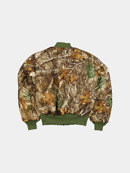 ALPHA X NEW ERA X REALTREE CAMO MA-1 BOMBER JACKET