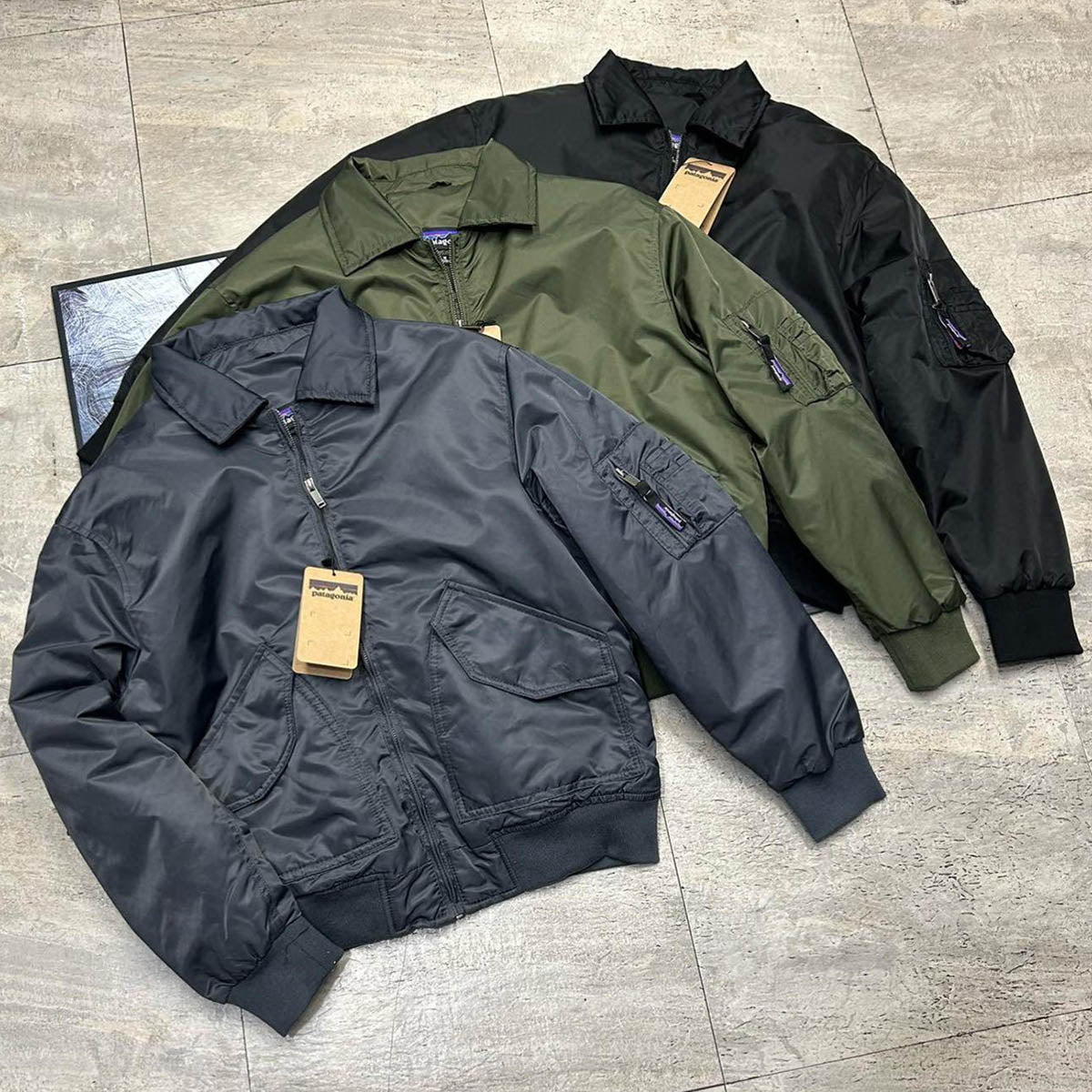 Outdoor outdoor Vintage Bomber Jacket Lapel Baseball Jacket Cargo Jacket