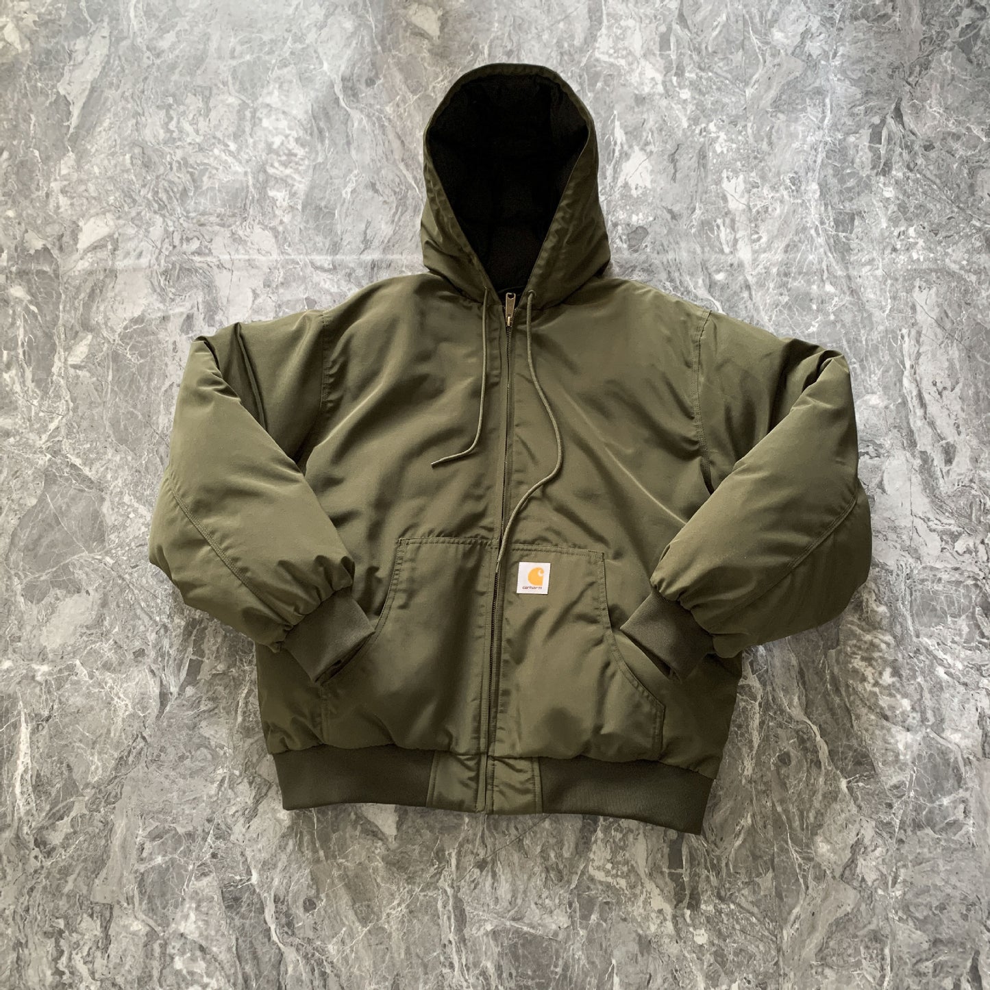 Carhartt Outdoor Waterproof Hooded Thick Warm Zip-up Cotton Coat