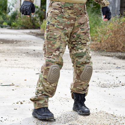 G4 Pantalones tácticos impermeables para hombres en Como con almohadilla de rodilla