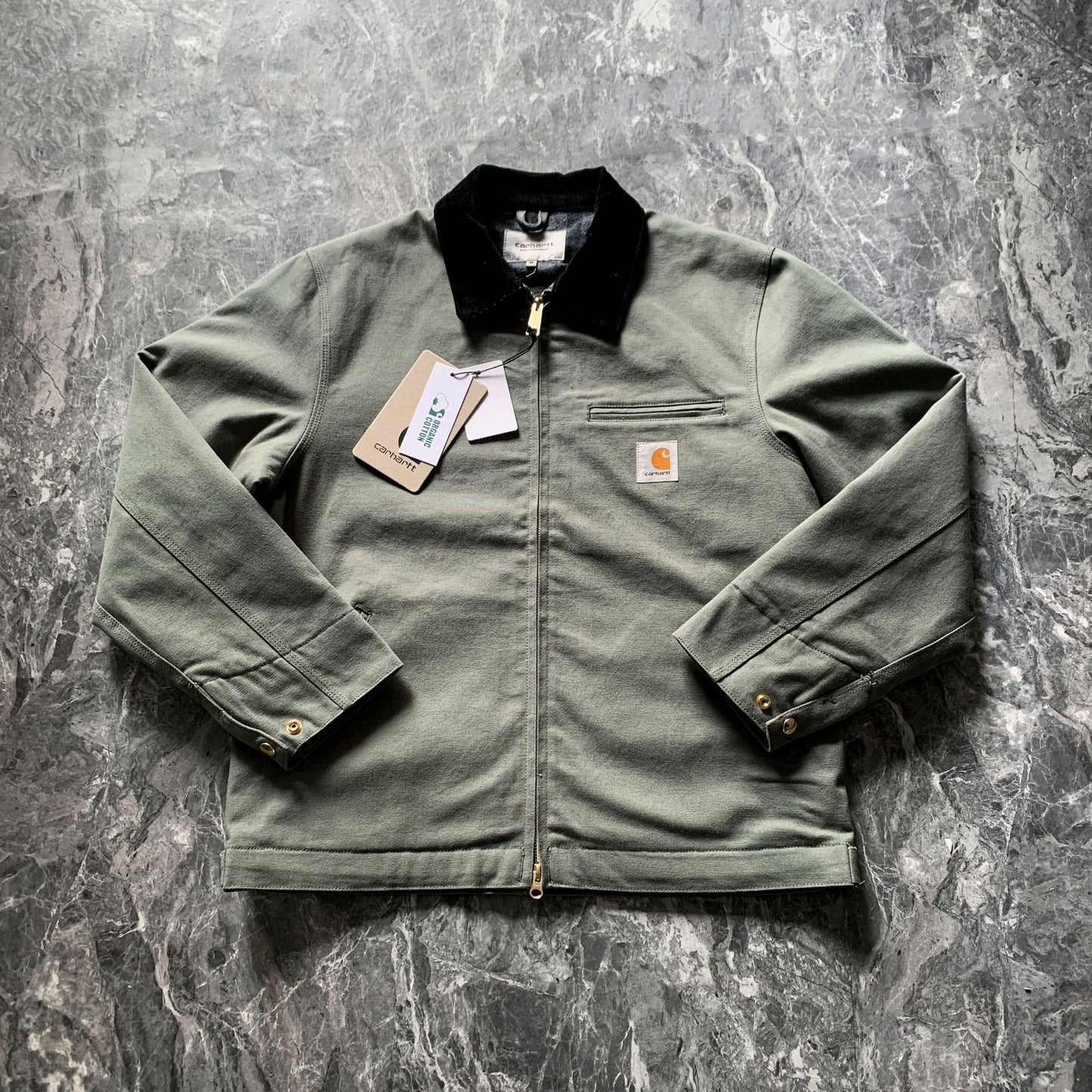 Carhartt  Wip Og Detroit Jacket Detroit J01 Felt Lined Jacket Lapel Coat