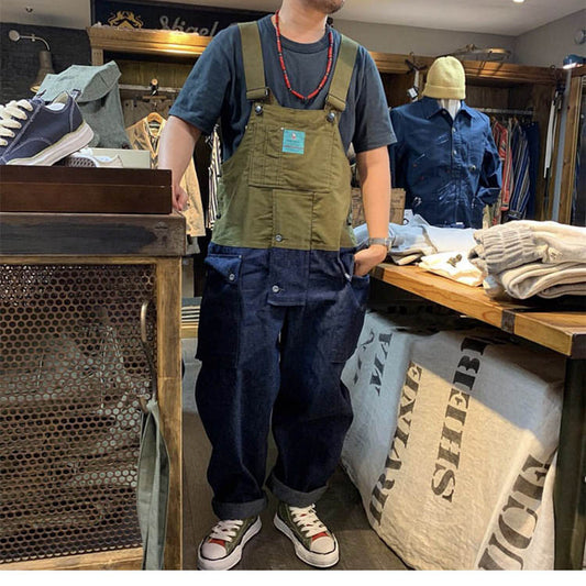 Farbübereinstimmende Overalls Tarbers Hosenträger Herrenarbeitskleidung