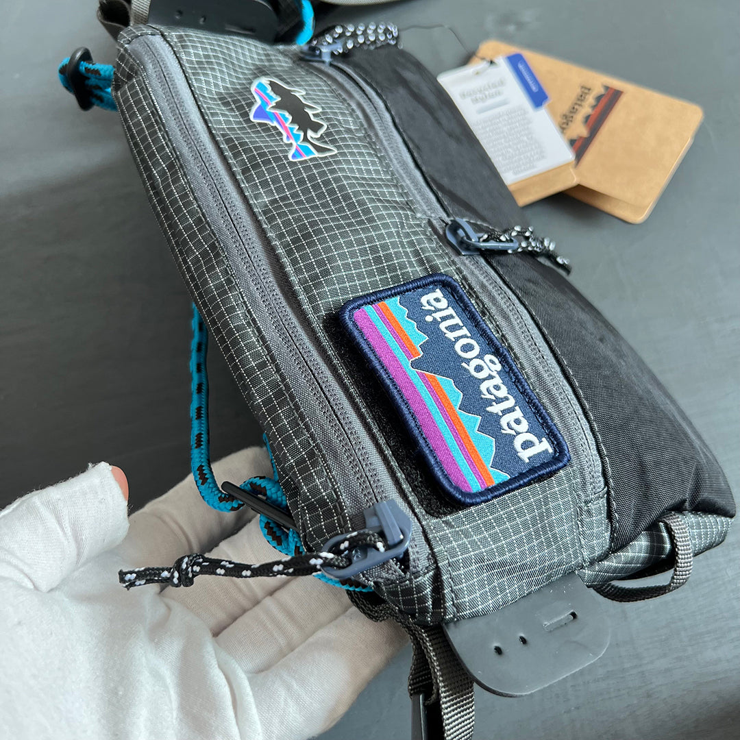 Terravia Mini Hip Pack 1L Lightweight 1-liter Hip Pack Black Color