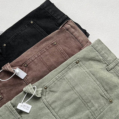 Vintage washed and distressed Carhartt work jeans