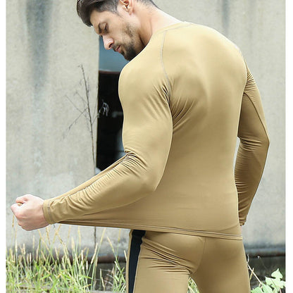 Tactical Fleece Warm Underwear Set Quick Dry Cycling Outdoor Winter Wear