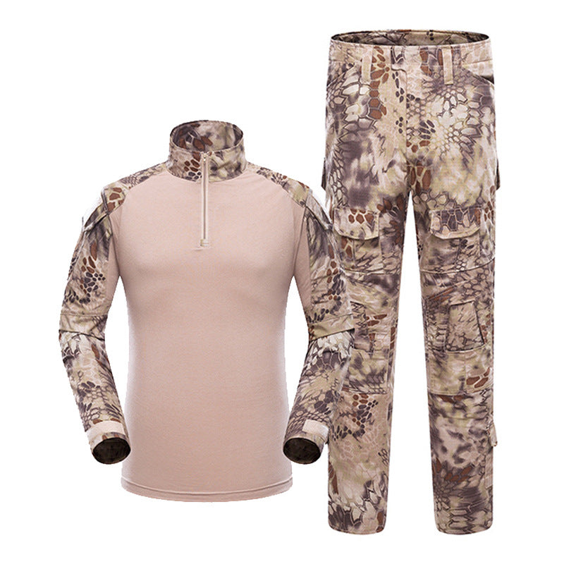 G3 Long-sleeved American Camo Outdoor Frog Training Suit