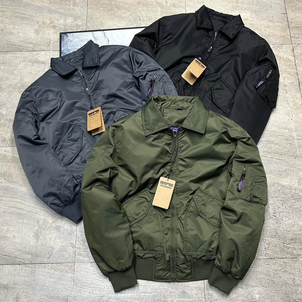 Outdoor outdoor Vintage Bomber Jacket Lapel Baseball Jacket Cargo Jacket