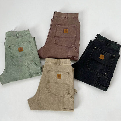 Vintage washed and distressed Carhartt work jeans